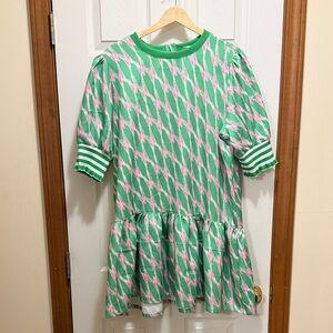 Umgee Green and Pink Checkered Top